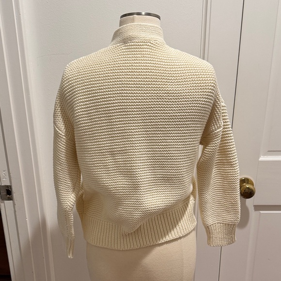 Alex Mill Nico Cream Button-Up Cardigan - Picture 4 of 6